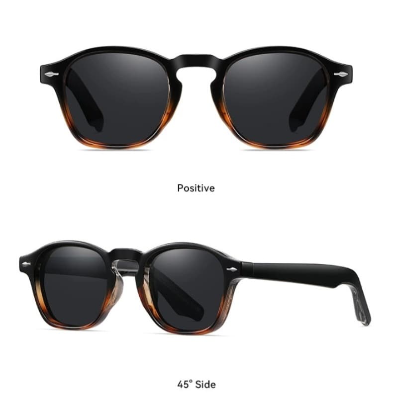 Lunettes de Soleil Rétro Style Panto pour Homme et Femme
