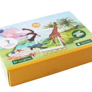 Cartes interactives pour enfants 4D Oiseaux Animaux Poissons