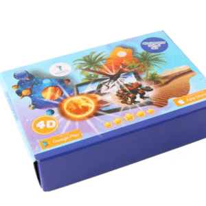 Jeu de cartes interactives 4D avec des robots