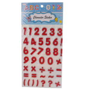 Affiche éducative en plastique – chiffres 0 à 9