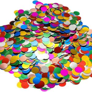 Confettis métalliques multicouleurs