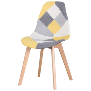 Chaise de salle à manger nordiques de style médiéval avec pieds en bois de hêtre