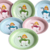 6 Assiettes en carton Princesse