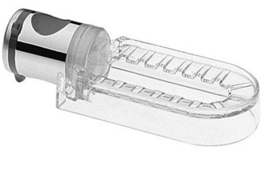 Porte savon transparent