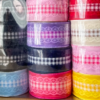 Ruban à bordure filaire à carreaux colorés