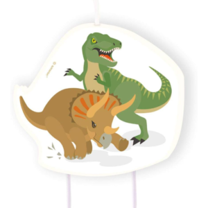 Bougie d'anniversaire Motif Dinosaure Happy