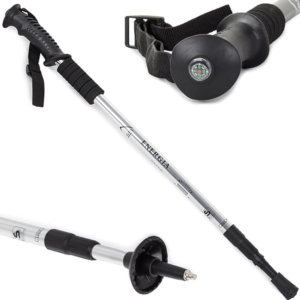 Bâton de marche télescopique en alliage d’aluminium