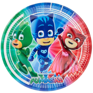 Assiettes en carton pyjamasques