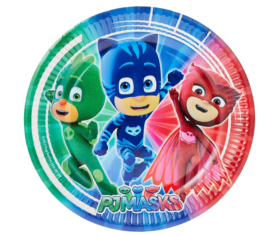 Assiettes en carton pyjamasques